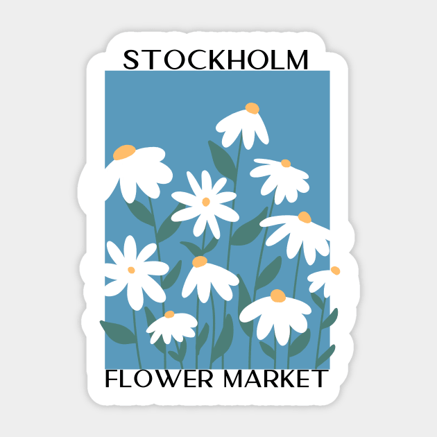 Abstract Flower Market Illustration 19 Sticker by gusstvaraonica